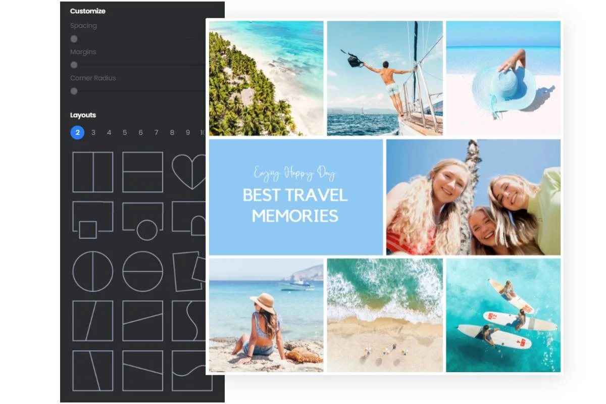 Design interface on mobile device